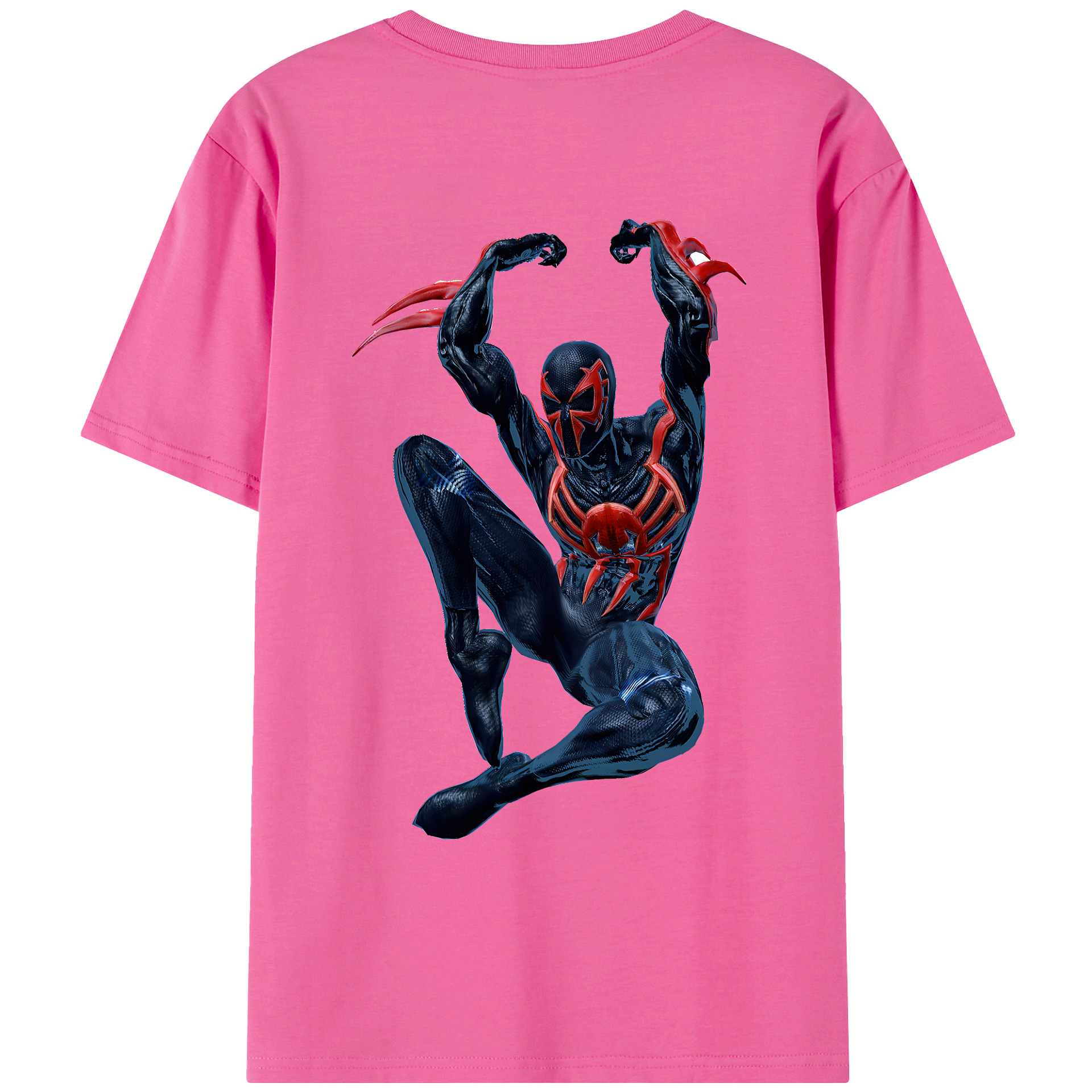 （画像用） Spider Man スパイダーマン レディース半袖Tシャツ(バックプリント)